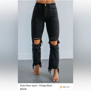 Risen Jeans - Vintage Black